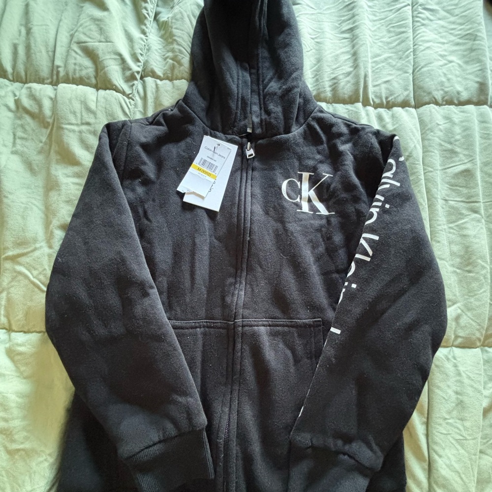 Calvin Klein Jeans Black Fleece Jacket